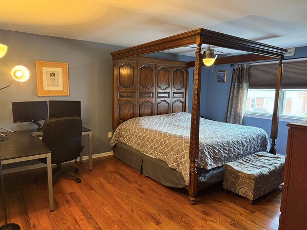 5 habitaciones, tabla de planchar con plancha, wifi y ropa de cama 