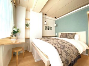 Iron/ironing board, free WiFi, bed sheets - H201* Near Tokyo Sensoji Temple & Sumida River - 48 sq.m. spacious 2LDK room / Direct access from Narita & Haneda! (Sumida Ward)