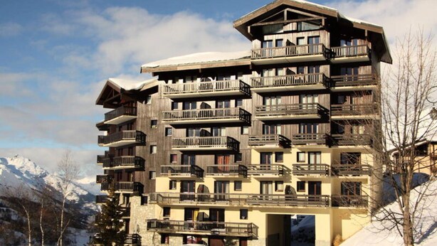 Exterior - Comfortable Apartment At the Foot of the Slopes Balcony (Les Belleville)