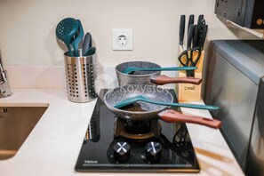 Leilighet, 1 soverom, havutsikt | Eget kjøkken | Kjøleskap, mikrobølgeovn, kokeplater og riskoker