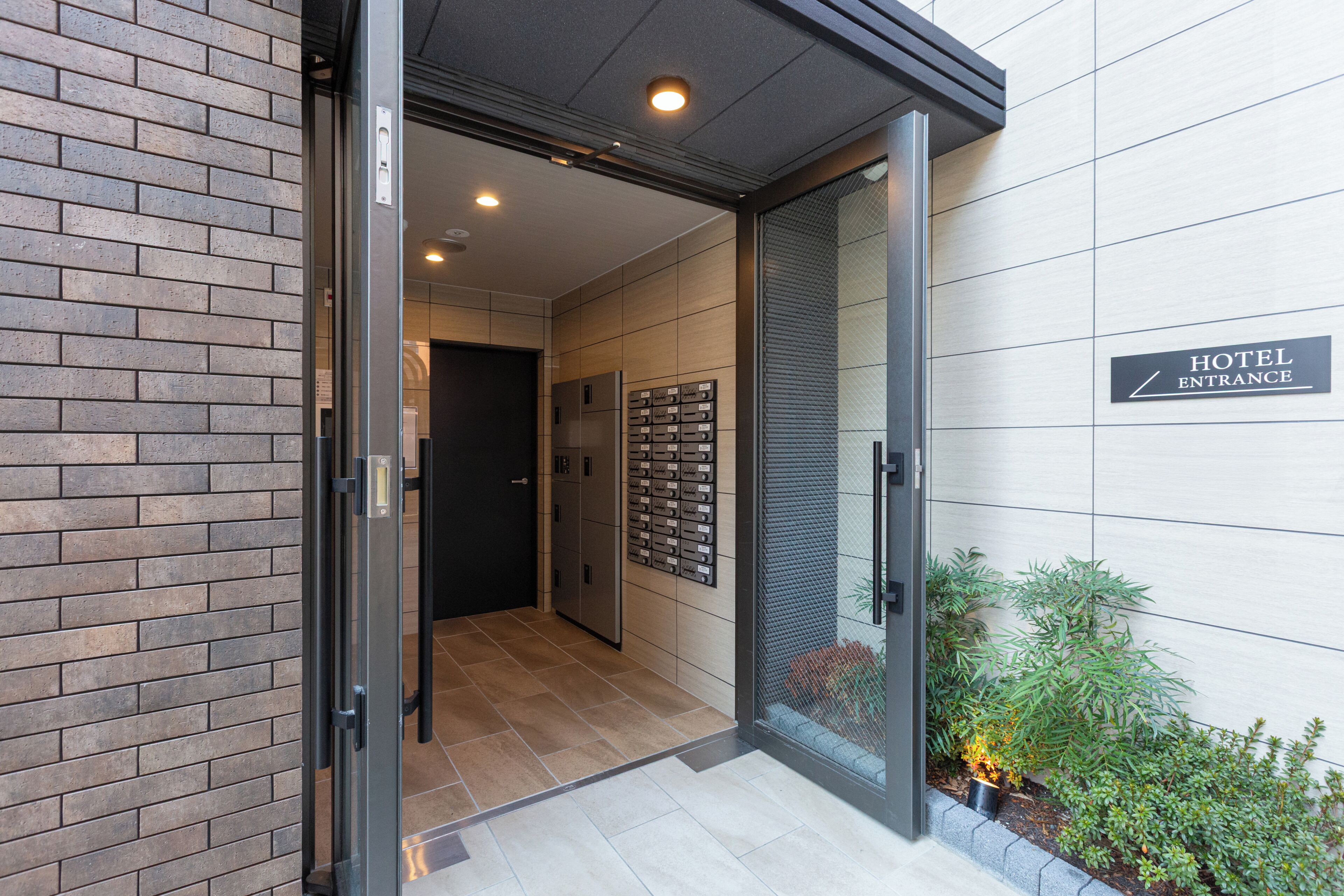 Ingresso della struttura