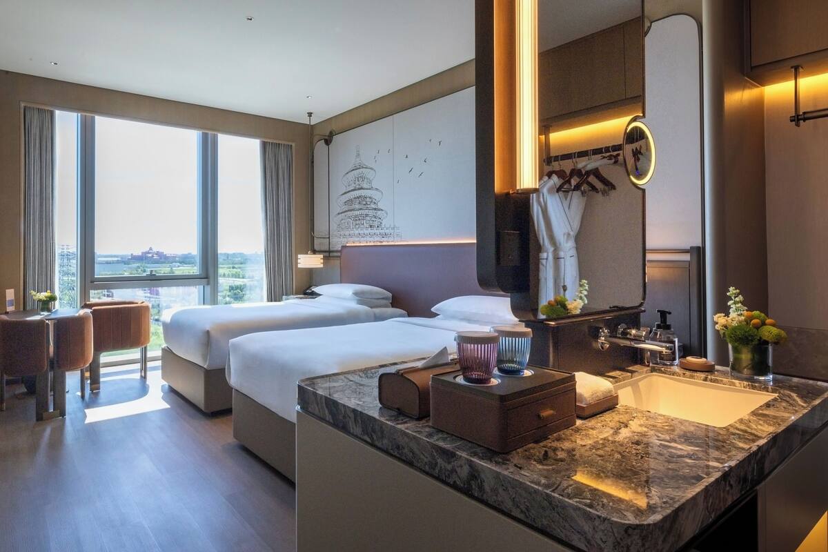 Twin Room, City View | In-room safe, soundproofing, iron/ironing board, free WiFi