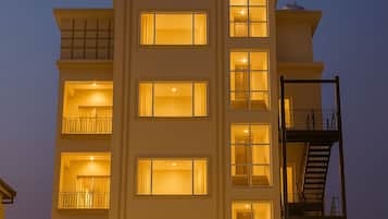 Façana frontal de l'allotjament