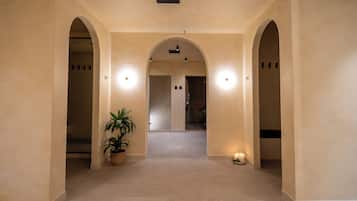 Sauna, body treatments, aromatherapy, massages