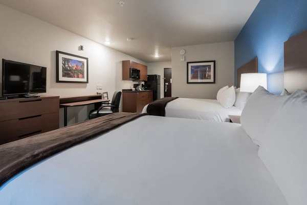 Kick back with movie nights and convenient in-room kitchenette.