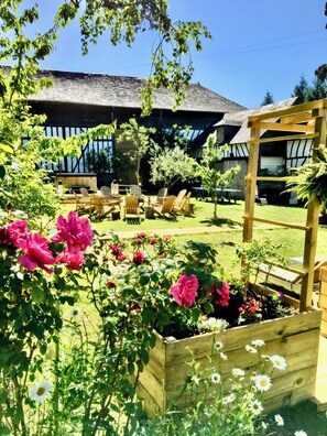 Property grounds - Villa des glycines and Nordic spa 1h 30 from Paris. (Cempuis)