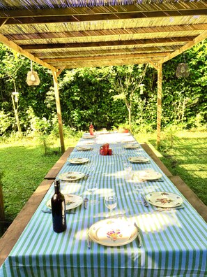 Área para banquetes al aire libre