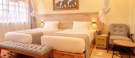 Deluxe Double or Twin Room | In-room safe, free WiFi, bed sheets