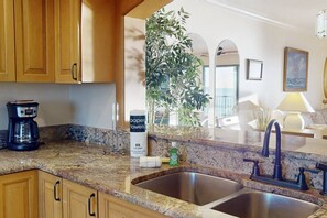 Interior - Beachfront 2BR with Large Gulf-View Balcony, Heated Pool, Hot Tub & Amazing Madeira Beach Sunsets. (Madeira Beach)