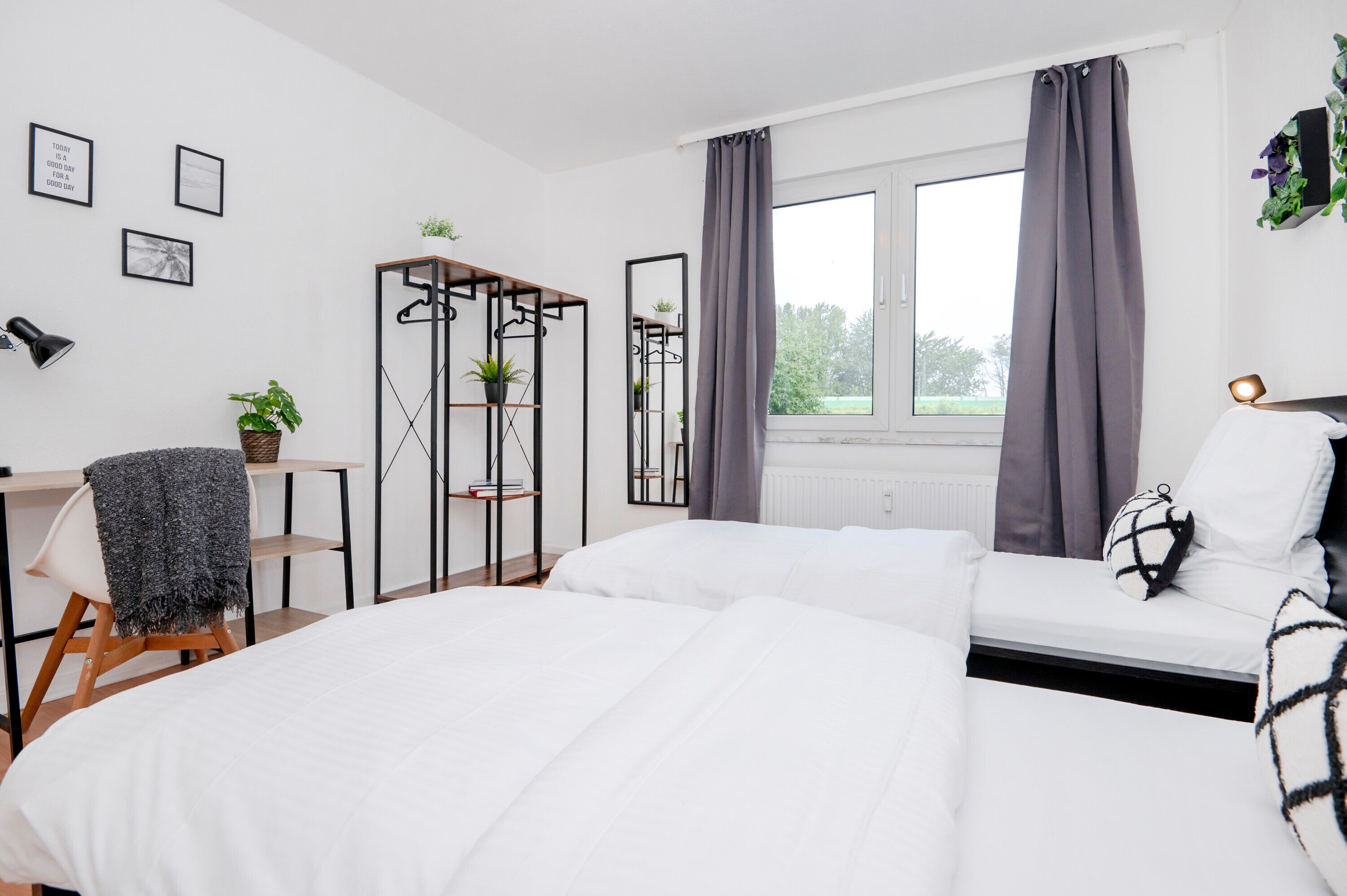 2 habitaciones, wifi y ropa de cama 