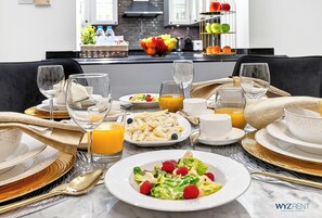 Standard Apartment, City View | Dining room - Arabian Elegance 1BR Zanzabeel 1 w Views (Dubai)