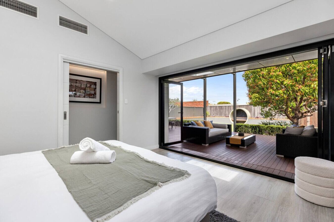 4 bedrooms, iron/ironing board, travel cot, WiFi