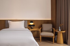 Habitación básica con 2 camas individuales | Escritorio, wifi gratis, ropa de cama