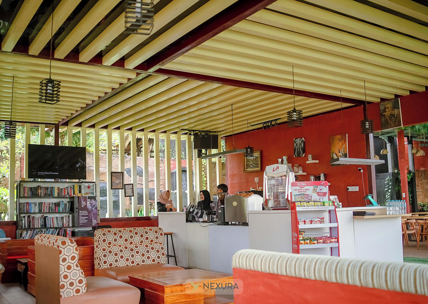 Área para banquetes al aire libre