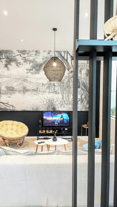 Canopée du Nord - Grand séjour, Wifi, Babyfoot