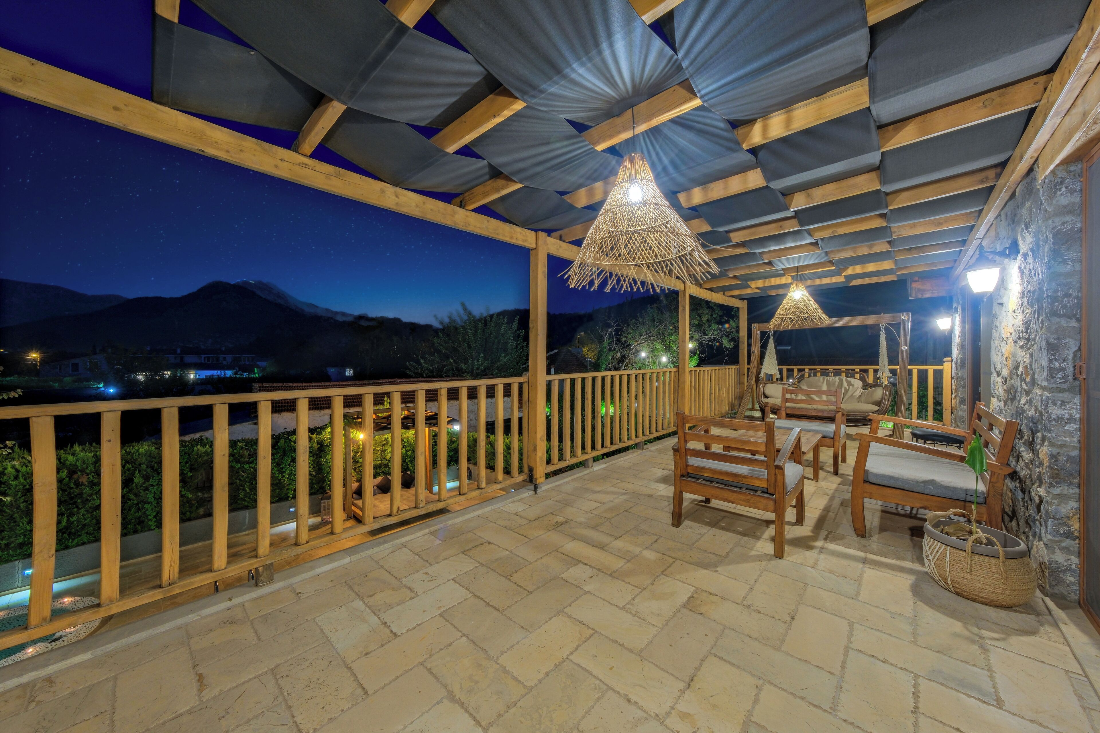 Exclusive-Villa, Gartenblick | Terrasse/Patio