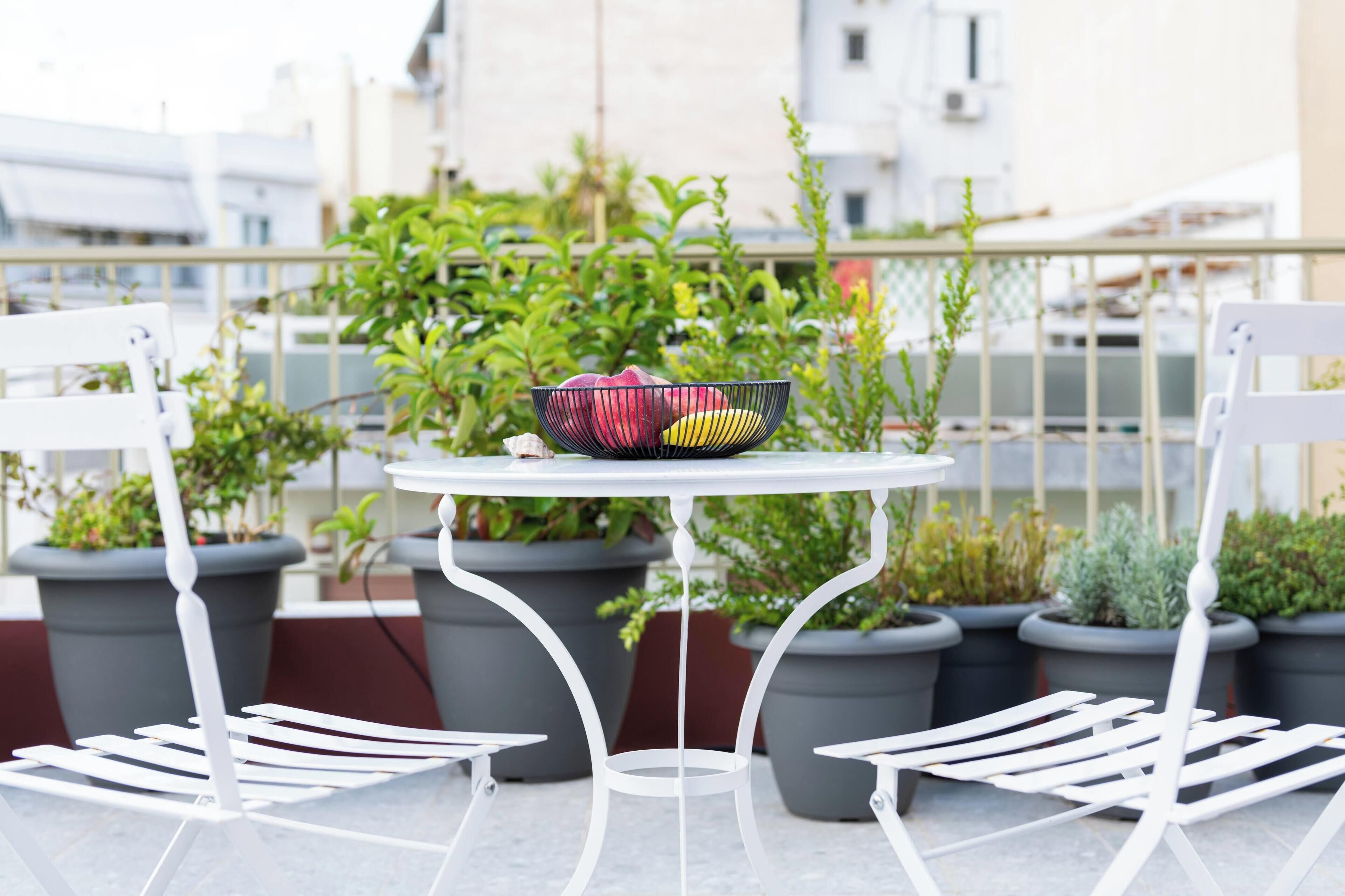 Terrasse sur le toit