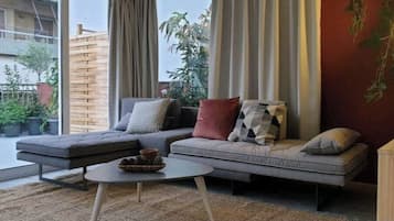 Penthouse - balkong | Vardagsrum