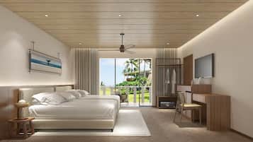 Habitación doble superior | Ropa de cama de alta calidad, camas Tempur-Pedic, minibar y escritorio