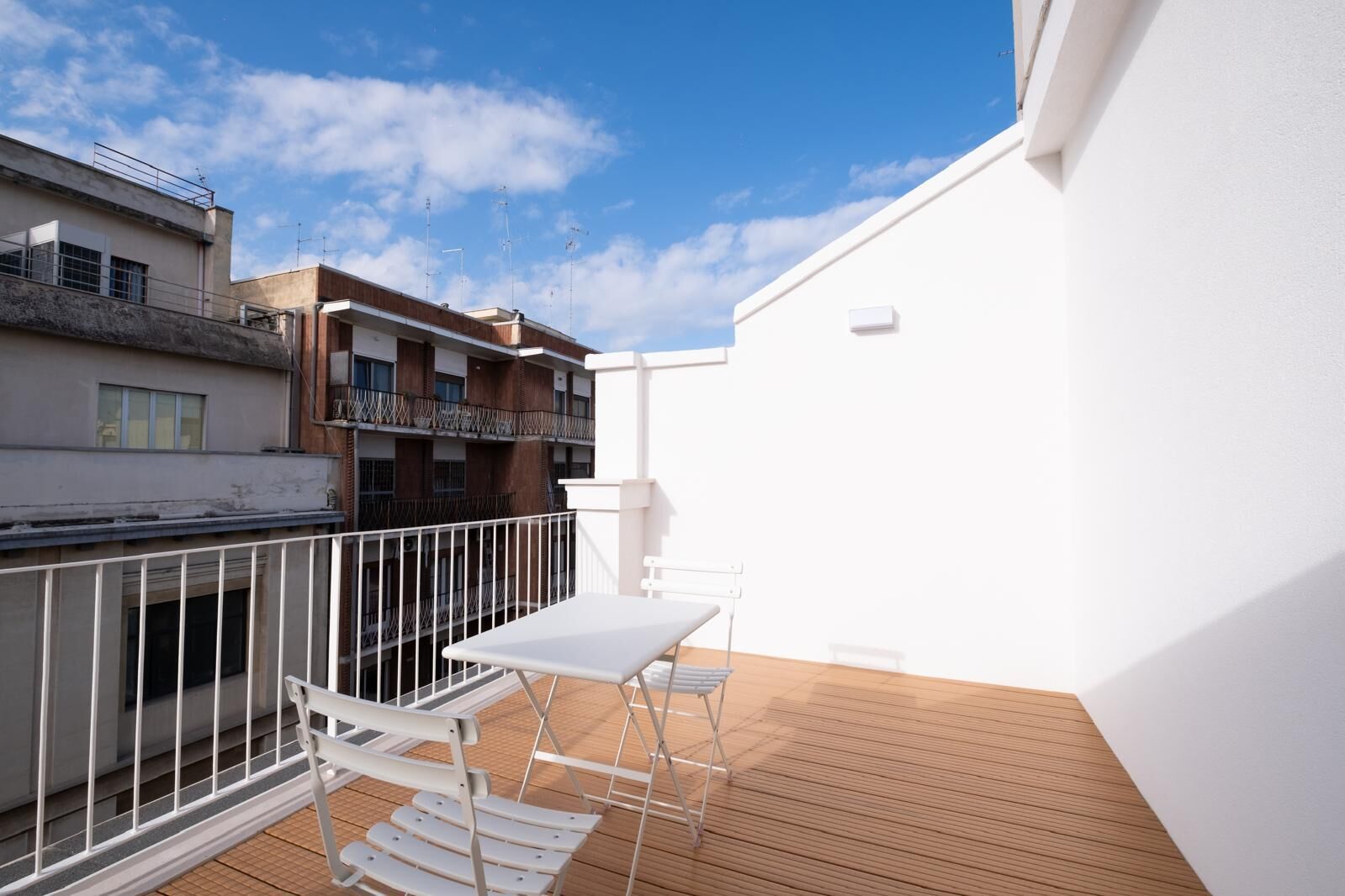 Superior-Doppelzimmer, Balkon, Stadtblick | Dachterrasse
