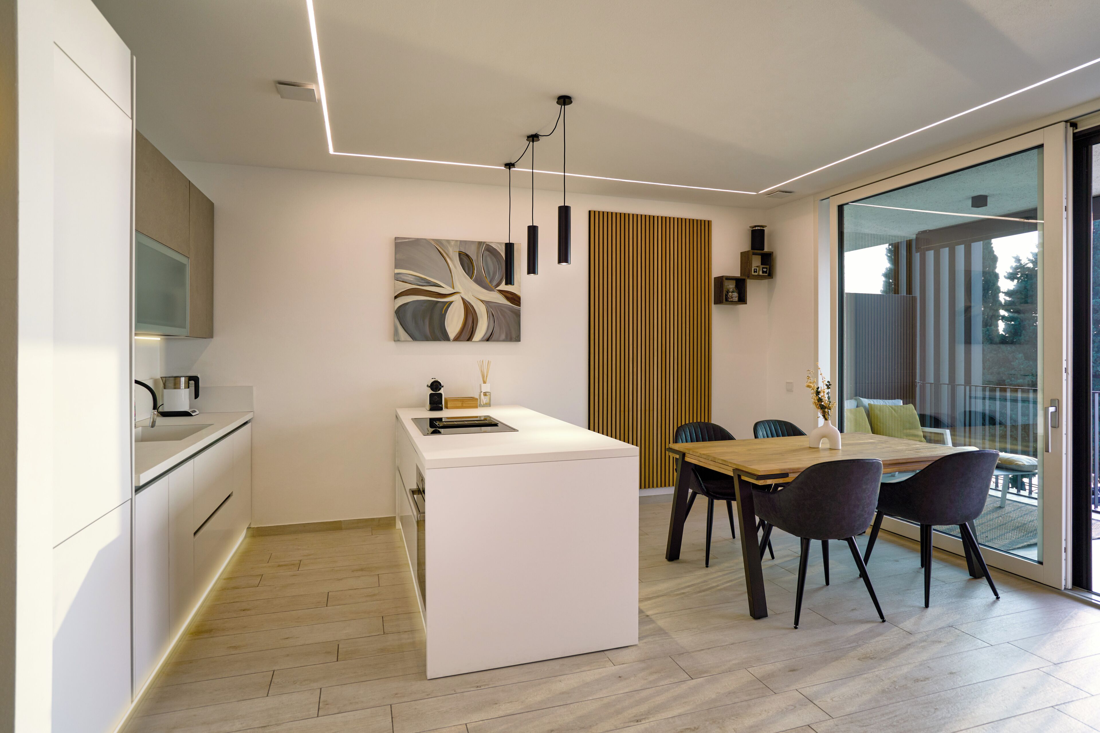 Luxury-Apartment, Seeblick | Eigene Küche