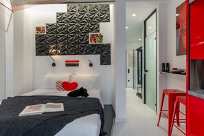 1 soverom, strykejern/-brett, wi-fi og sengetøy