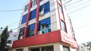 Overnatningsstedets facade