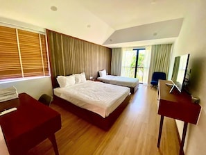 Blendingsgardiner, wi-fi (inkludert) og sengetøy