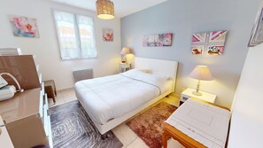2 habitaciones, tabla de planchar con plancha y wifi gratis 
