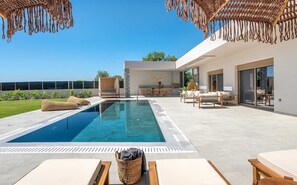 Pool - Welcome to Ruby Paradise, a luxurious villa nestled in thearea of Sgourou. (Sgourou)
