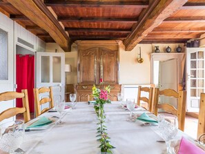 Dining - Terraced house with garden near beaches, pets allowed (Le Mesnil)
