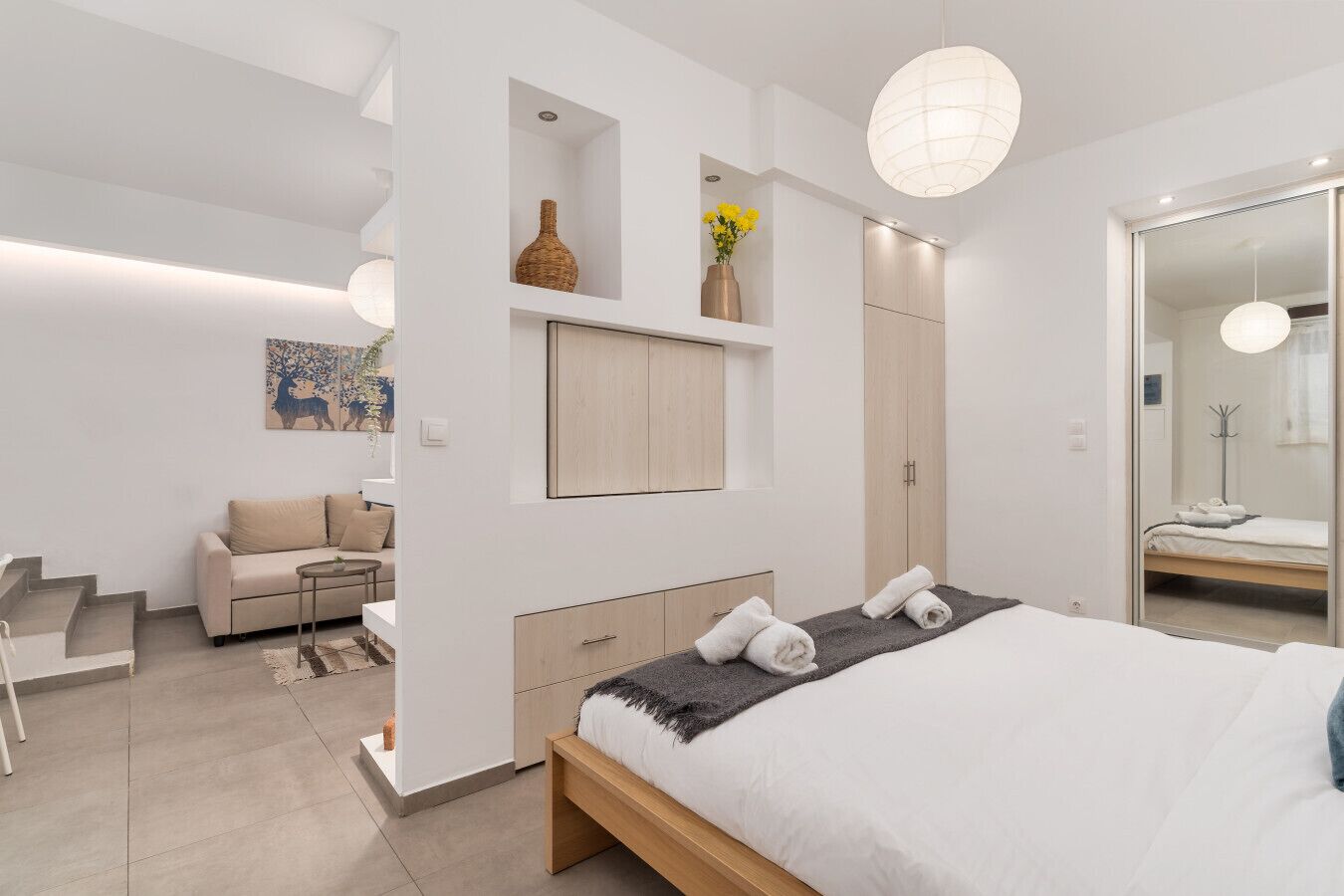 1 Schlafzimmer, Schreibtisch, Bügeleisen/Bügelbrett, WLAN