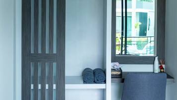 In-room safe, blackout curtains, soundproofing, free WiFi