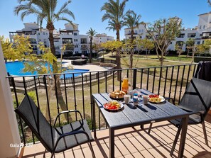 Apartment, 2 Schlafzimmer, Balkon, Gartenblick | Balkon