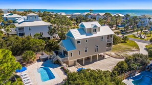 Exterior - Salty Daze- Private pool & hot tub, pet friendly, family friendly! (Cape San Blas)