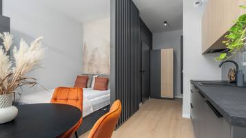 Suite estudio clásica, balcón | Tabla de planchar con plancha y wifi gratis