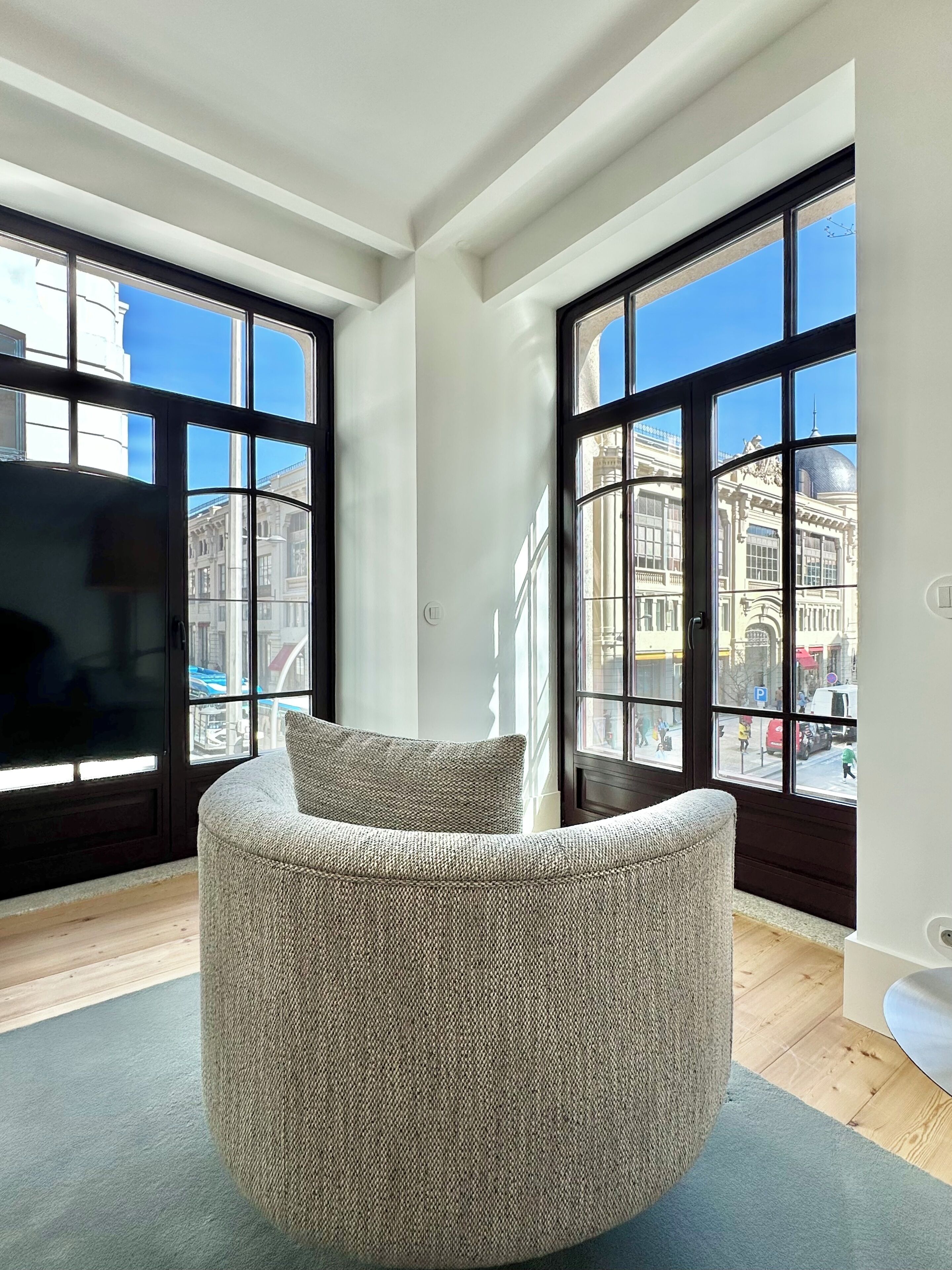 Appartement luxueux, 3 chambres, vue sur la ville | Aire de séjour