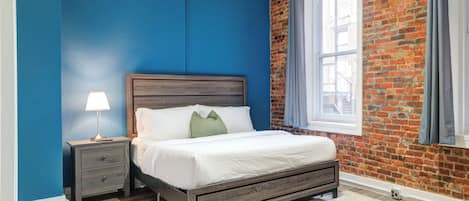 2 bedrooms, iron/ironing board, travel crib, WiFi