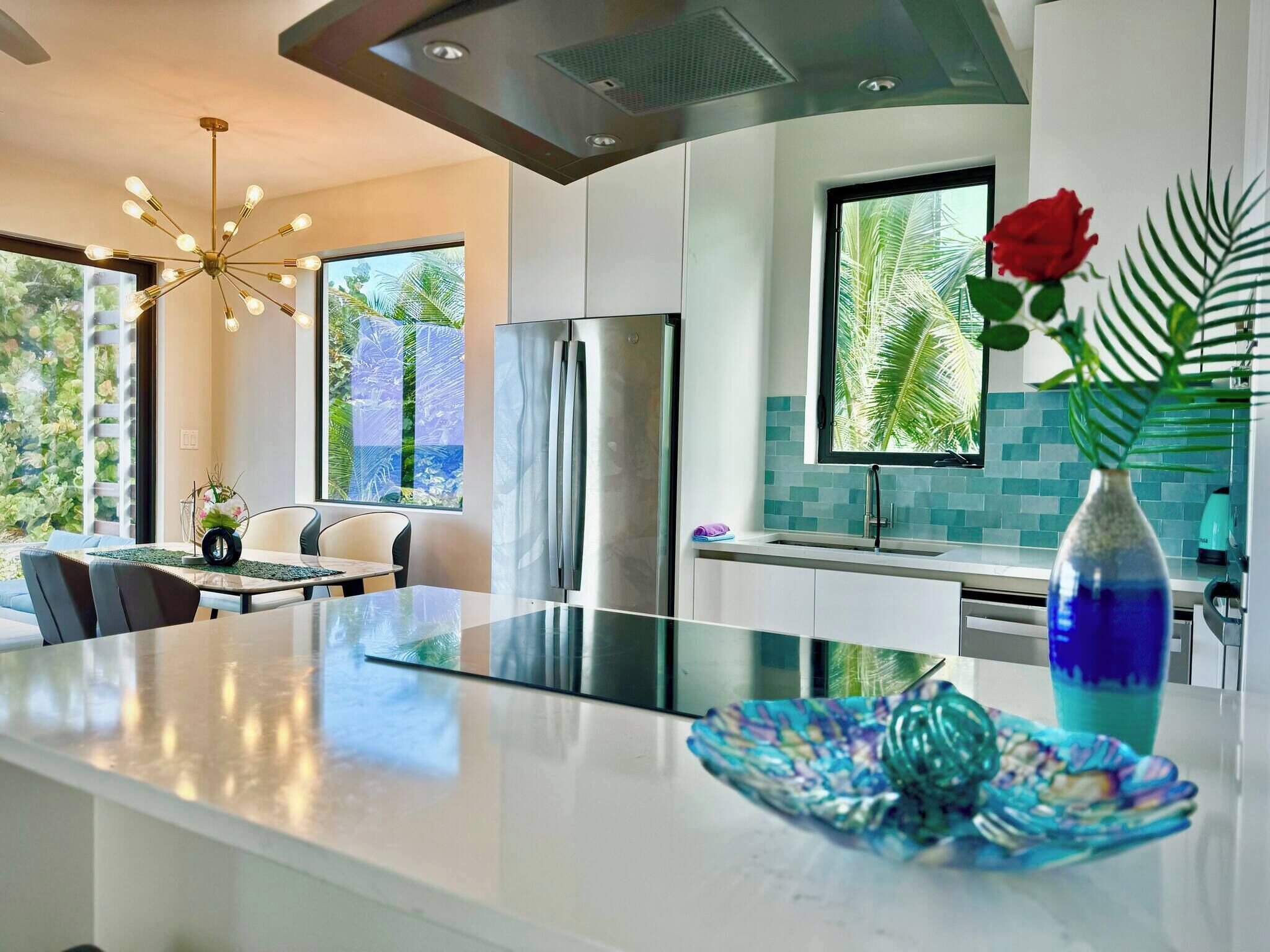 公寓, 2 间卧室, 阳台, 花园景观 | 餐厅