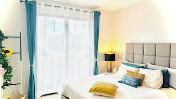 Appartement, 2 chambres, balcon, vue jardin