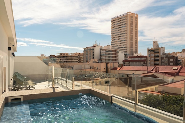 Rooftop pool
