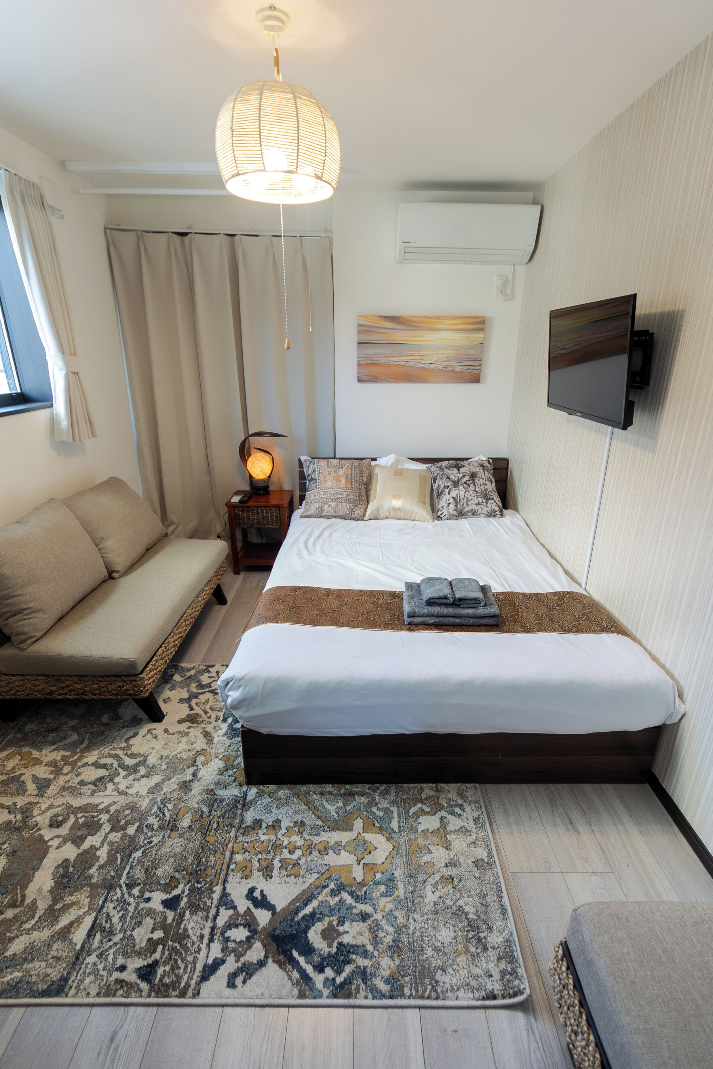 1 chambre, fer et planche à repasser, Wi-Fi, draps fournis