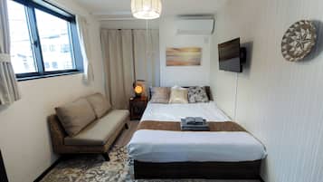 1 chambre, fer et planche à repasser, Wi-Fi, draps fournis