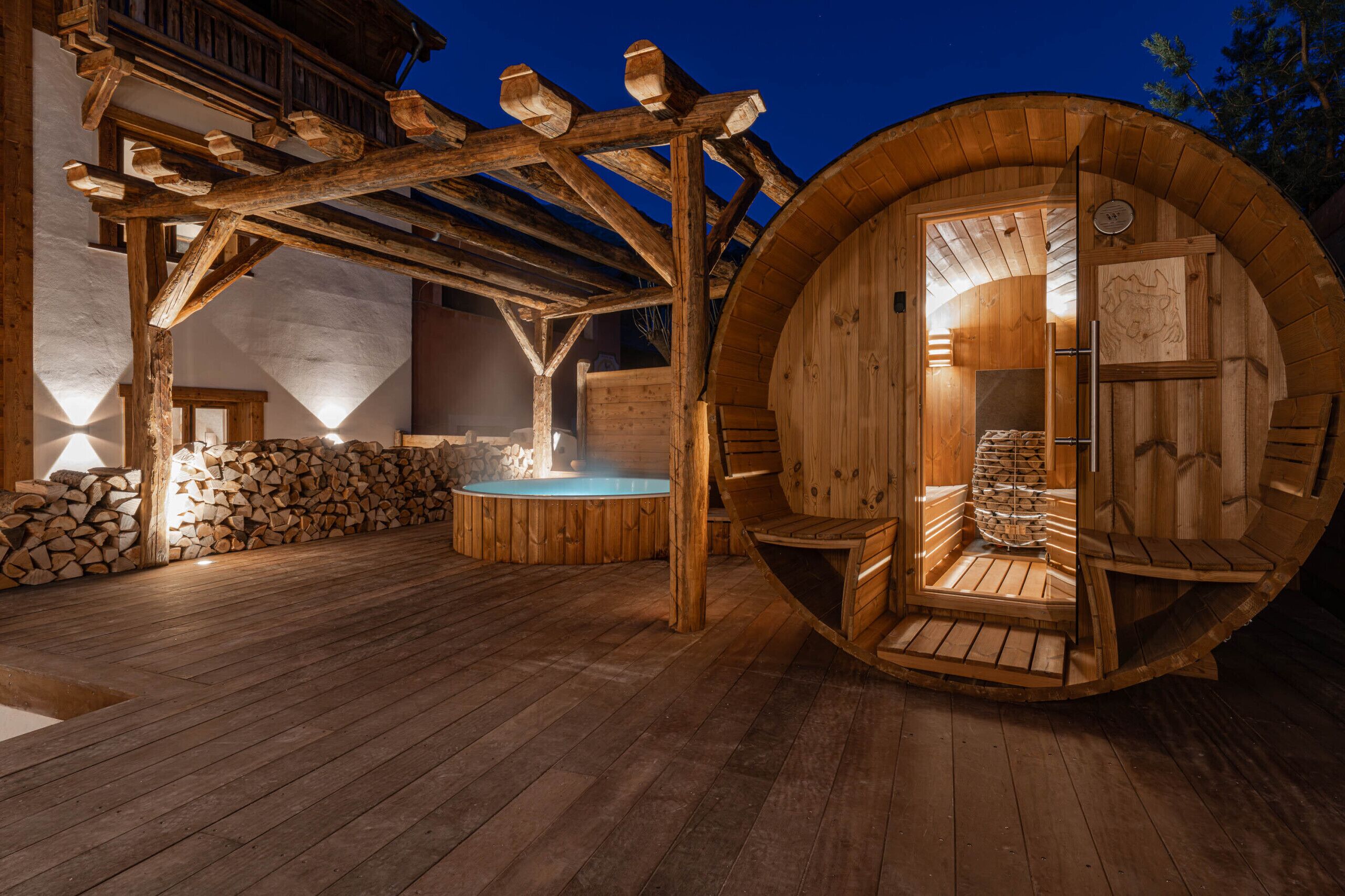 Bain à remous extérieur