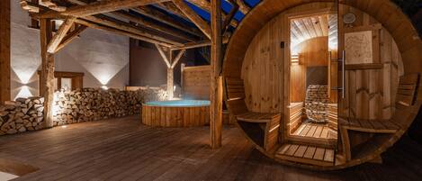 Bain à remous extérieur