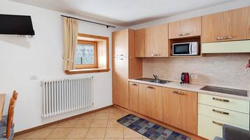 Réfrigérateur, micro-ondes, plaque de cuisson, lave-vaisselle