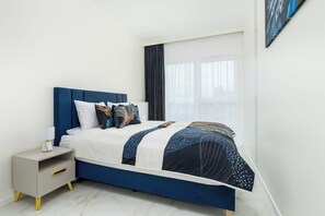 Classic-Apartment, Balkon | Bügeleisen/Bügelbrett, Babybetten, kostenloses WLAN, Bettwäsche