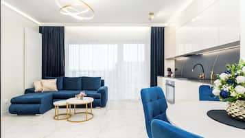 Classic Apartment, Balcony | Living area