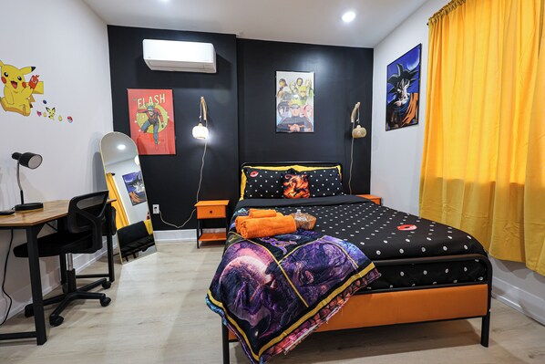 Desk, iron/ironing board, free WiFi, bed sheets