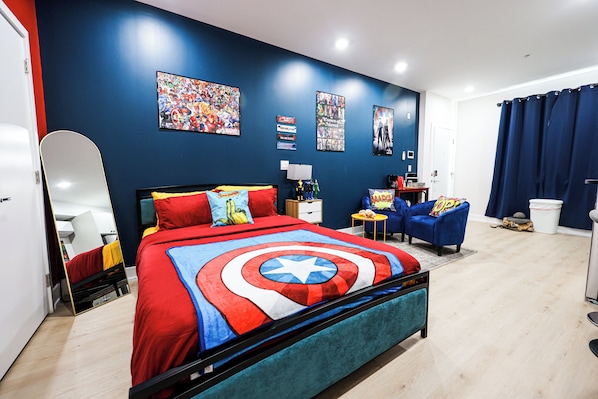 1 bedroom, desk, iron/ironing board, free WiFi